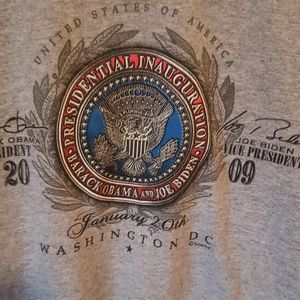 2009 barack obama inauguration tee shirt XL